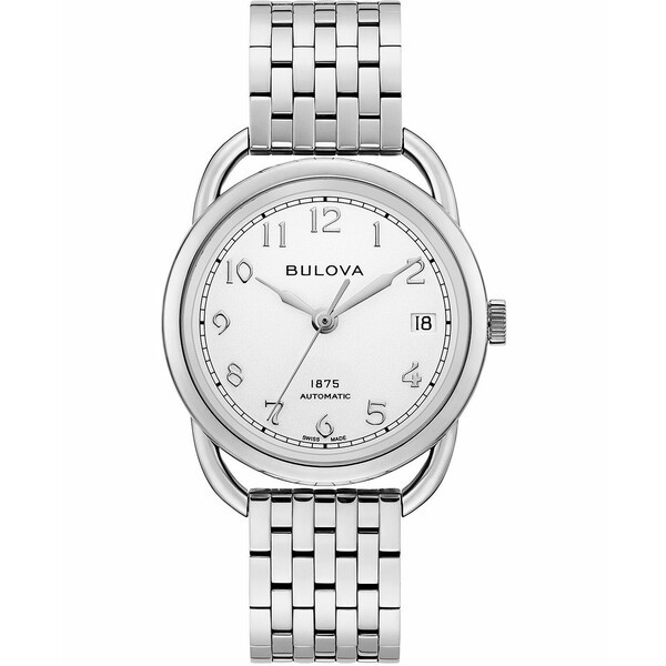 ブロバ レディース 腕時計 アクセサリー LIMITED EDITION Women's Swiss Automatic Joseph Bulova Stainless Steel Bracelet Watch 34.5m