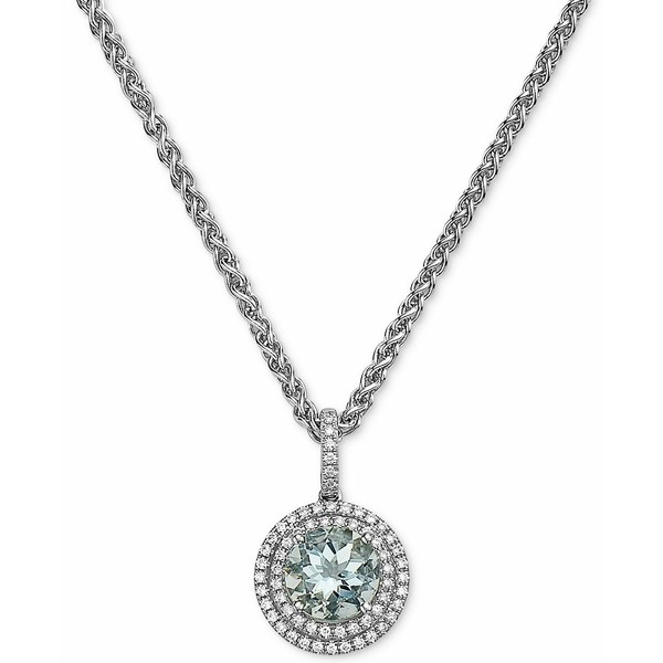 エフィー コレクション レディース ネックレス・チョーカー・ペンダントトップ アクセサリー EFFY® Aquamarine (1-5/8 ct. t.w.) & D