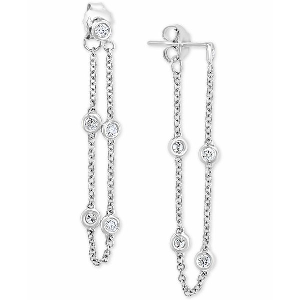 エフィー コレクション レディース ピアス＆イヤリング アクセサリー EFFY® Diamond Chain Drop Earrings (1/2 ct. t.w.) in 14k Whi