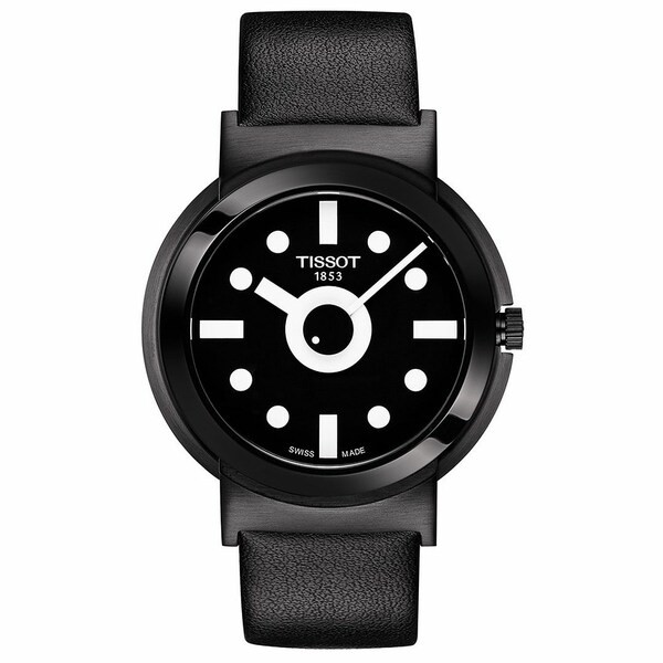 ティソット メンズ 腕時計 アクセサリー Men's Swiss Heritage Memphis Interchangeable Black & Teal Strap Watch 41mm Black