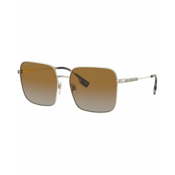 バーバリー レディース サングラス＆アイウェア アクセサリー Jude Polarized Sunglasses, BE3119 58 LIGHT GOLD