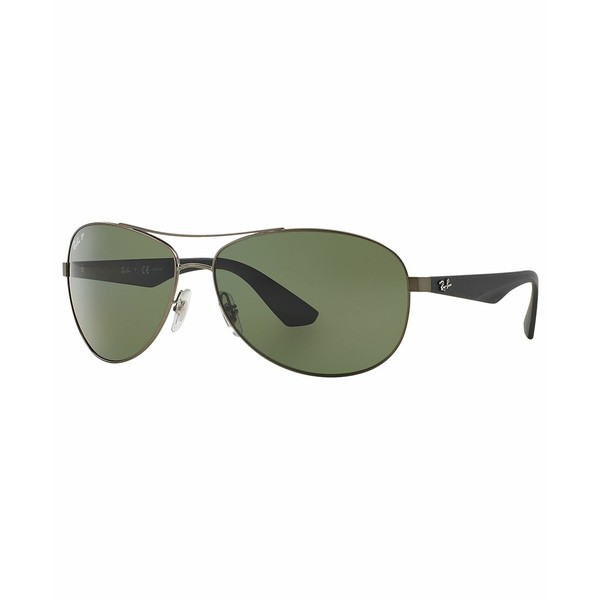 レイバン レディース サングラス＆アイウェア アクセサリー Polarized Sunglasses , RB3526 GUNMETAL MATTE/GREEN POLAR