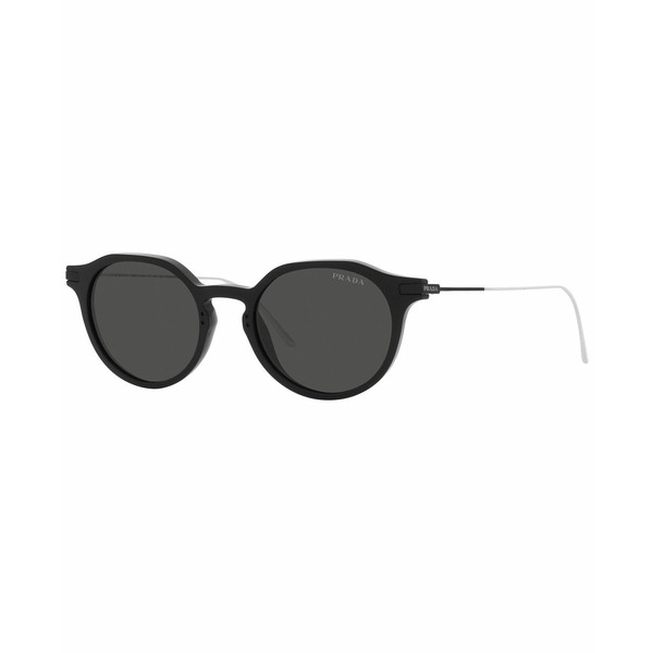 プラダ メンズ サングラス・アイウェア アクセサリー Men's Sunglasses, 51 Black