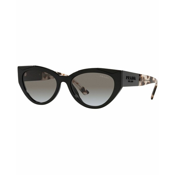 プラダ レディース サングラス＆アイウェア アクセサリー Women's Sunglasses, PR 03WS 55 BLACK/GREY GRADIENT