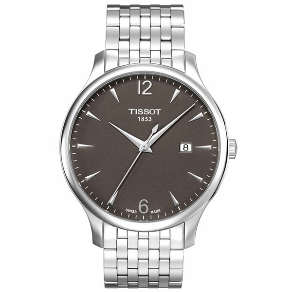 ティソット メンズ 腕時計 アクセサリー Men's Swiss Tradition Stainless Steel Bracelet Watch 42mm T0636101106700 No Color