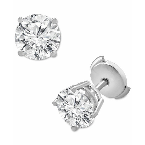 バッジェリーミシュカ レディース ピアス＆イヤリング アクセサリー Certified Lab Grown Diamond Stud Earrings (3 ct. t.w.) in 14k Wh