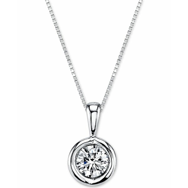 セイレーン レディース ネックレス・チョーカー・ペンダントトップ アクセサリー Energy Diamond Pendant Necklace (1/5 ct. t.w.) in 14