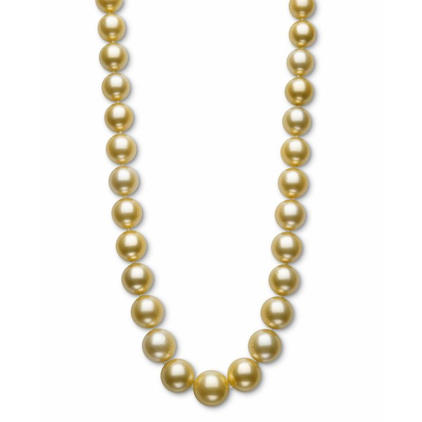 ベル ドゥ メール レディース ネックレス・チョーカー・ペンダントトップ アクセサリー Cultured Golden South Sea Pearl (11-15mm) 17-1