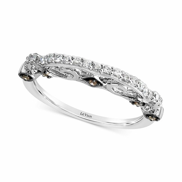 ルヴァン レディース リング アクセサリー Accidental Bridal® Vanilla Diamond® (1/5 ct. t.w.) & Chocolate Diamond® Acce