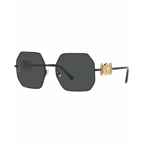 ヴェルサーチ レディース サングラス＆アイウェア アクセサリー Unisex Sunglasses, VE2248 58 Matte Black