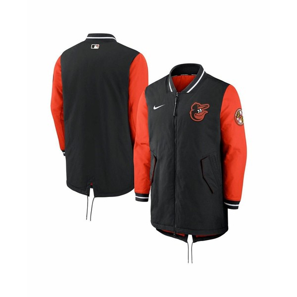 ナイキ メンズ ジャケット＆ブルゾン アウター Men's Black Baltimore Orioles Dugout Performance Full-Zip Jacket Black