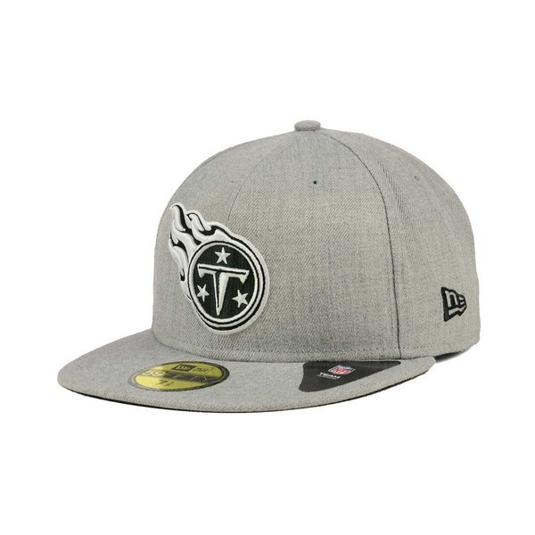 完売 ニューエラ メンズ 帽子 アクセサリー Tennessee Titans Heather Black White 59fifty Fitted Cap Heather Gray 楽天カード分割 Kuhni Nika Ru