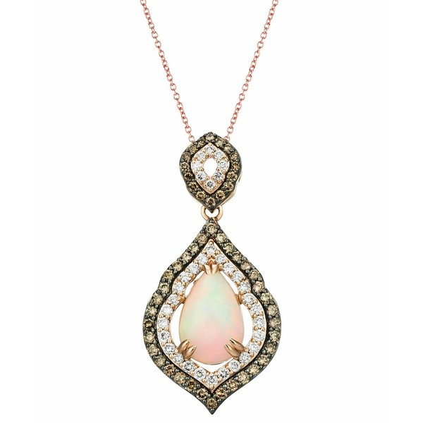 ルヴァン レディース ネックレス・チョーカー・ペンダントトップ アクセサリー Neopolitan Opal (1-1/2 ct. t.w.) & Diamond (1 ct. t.w.