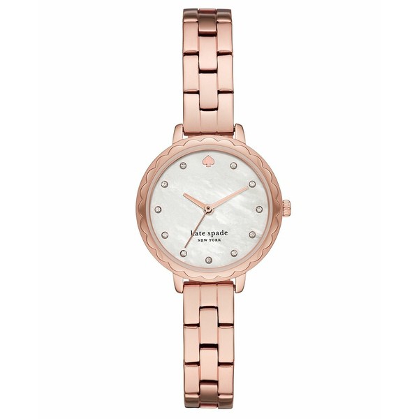 ケイト スペード レディース 腕時計 アクセサリー Women's Morningside Mini Rose Gold-Tone Stainless Steel Bracelet Watch 28mm Rose