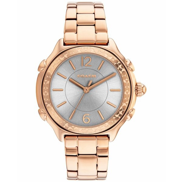 コーチ レディース 腕時計 アクセサリー Women's Suzie Rose Gold-Tone Bracelet Watch 36mm Rose Gold