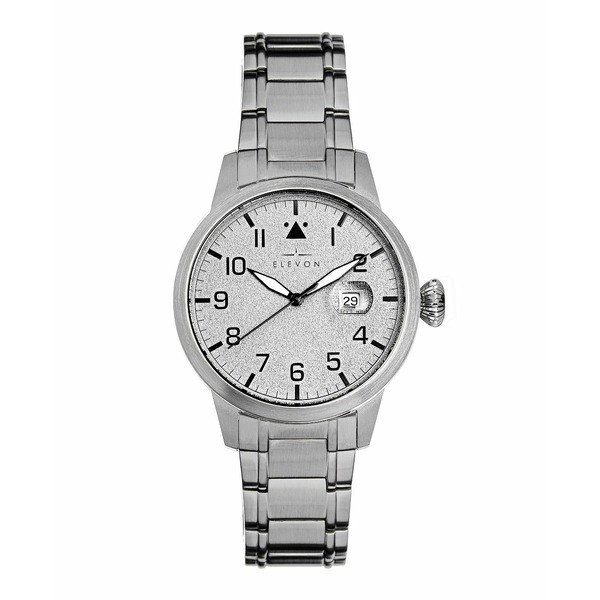 エレボン レディース 腕時計 アクセサリー Women's Stealth Silver-tone Alloy Bracelet Watch, 42mm Silver-tone