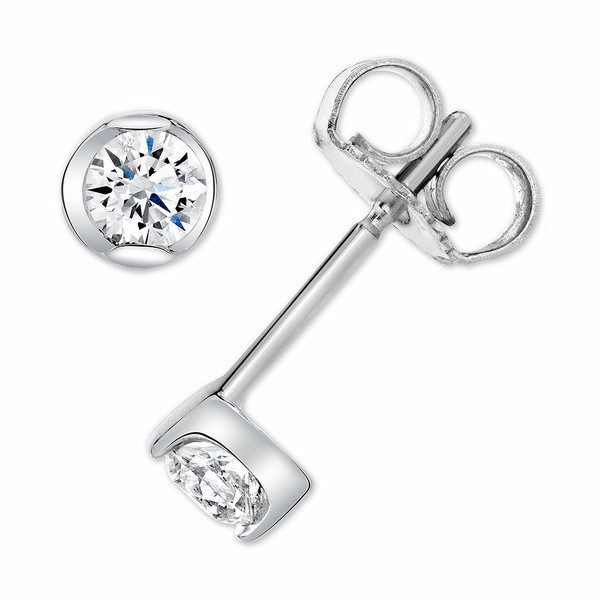 セイレーン レディース ピアス＆イヤリング アクセサリー Diamond Stud Earrings (1/2 ct. t.w.) in 14k White Gold White Gold