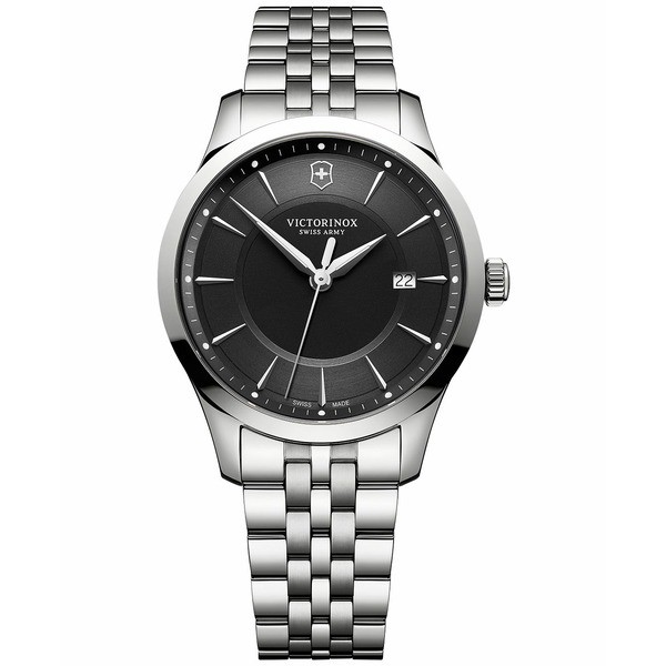 ビクトリノックス メンズ 腕時計 アクセサリー Men's Swiss Alliance Stainless Steel Bracelet Watch 40mm Black