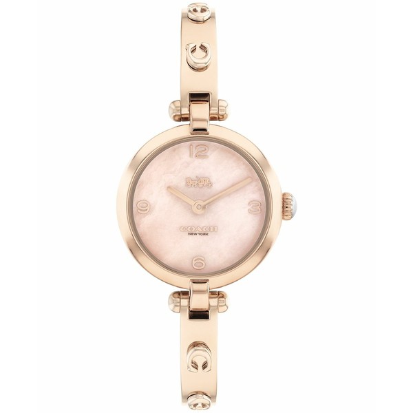 コーチ レディース 腕時計 アクセサリー Women's Cary Rose Gold-tone Bangle Bracelet Watch 26mm Rose Gold-tone