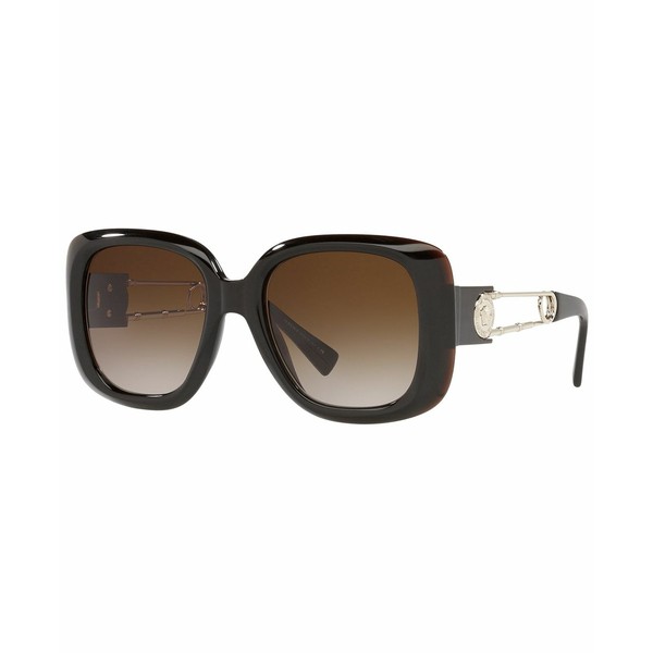 ヴェルサーチ レディース サングラス＆アイウェア アクセサリー Women's Sunglasses, VE4411 54 Transparent Brown