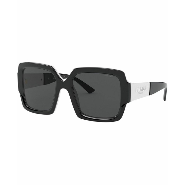 プラダ レディース サングラス＆アイウェア アクセサリー Sunglasses, 0PR 21XS BALCK/WHITE/DARK GREY