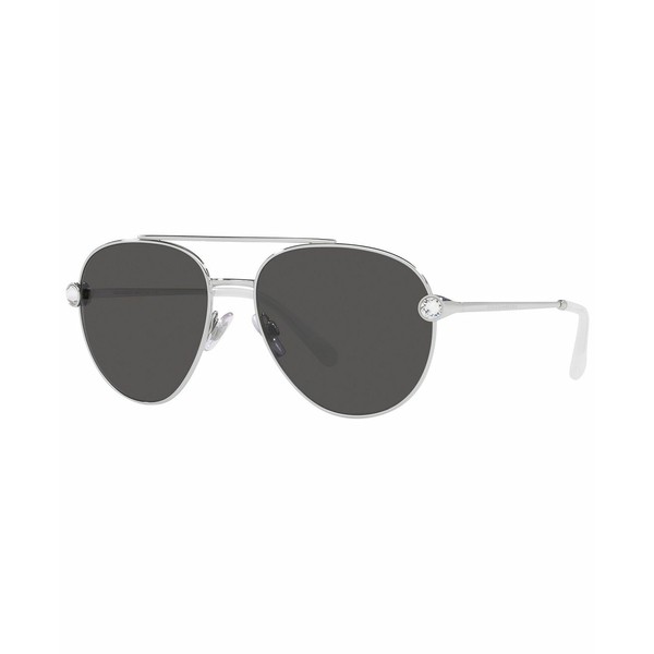 ドルチェ＆ガッバーナ レディース サングラス＆アイウェア アクセサリー Women's Sunglasses, DG2283B 58 Silver-Tone