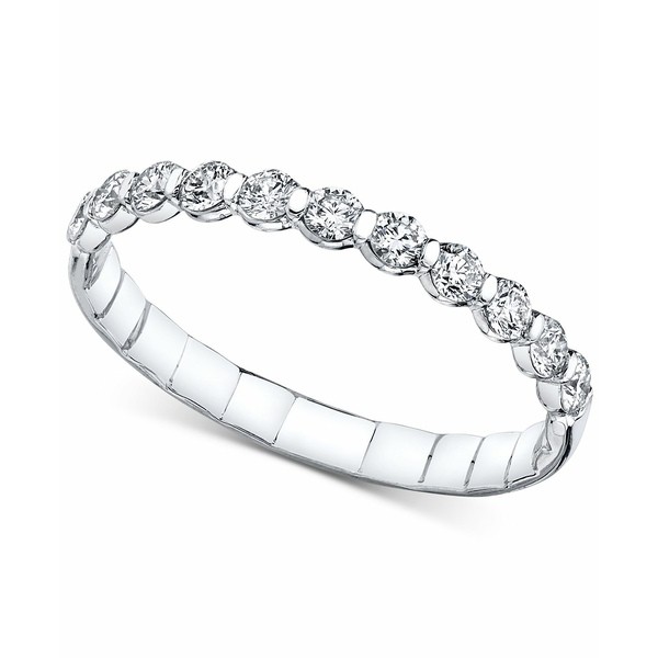 セイレーン レディース リング アクセサリー Diamond Anniversary Comfort-Fit Band (3/8 ct. t.w.) in 14k White Gold White Gold