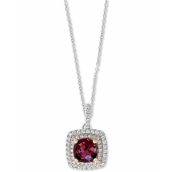 エフィー コレクション レディース ネックレス・チョーカー・ペンダントトップ アクセサリー EFFY® Rhodolite (1 ct. t.w.) & Diamon