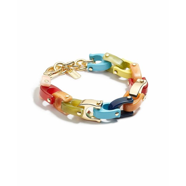 コーチ レディース ブレスレット・バングル・アンクレット アクセサリー Signature C Resin Bracelet Multi/gold