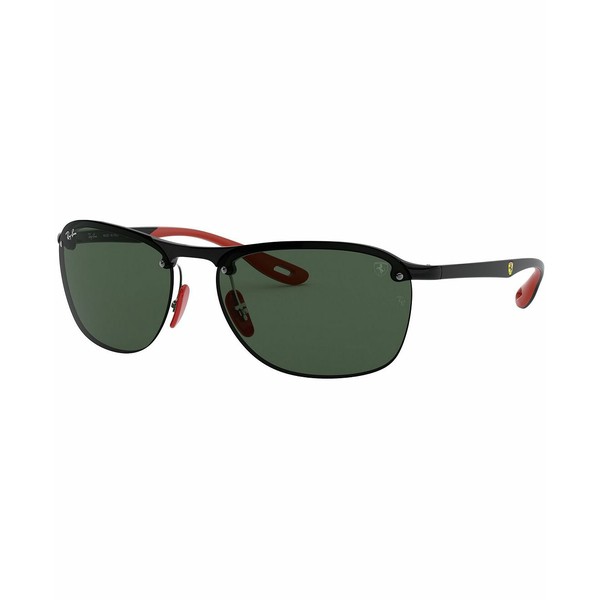 レイバン メンズ サングラス・アイウェア アクセサリー Sunglasses, RB4302M 62 BLACK/DARK GREEN