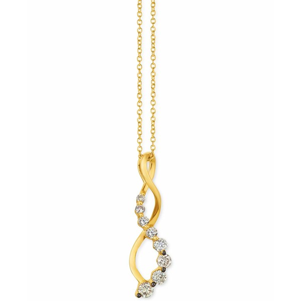 ルヴァン レディース ネックレス・チョーカー・ペンダントトップ アクセサリー Nude Diamond Twist 18" Pendant Necklace (3/8 ct. t.w.)