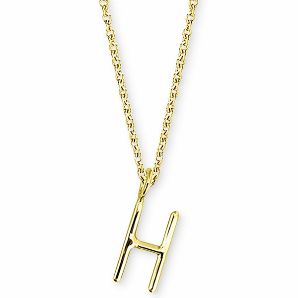 サラクロエ レディース ネックレス・チョーカー・ペンダントトップ アクセサリー Amelia Initial 16" Pendant Necklace in 14K Gold H