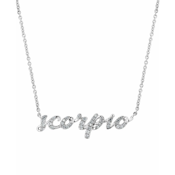 エフィー コレクション レディース ネックレス・チョーカー・ペンダントトップ アクセサリー EFFY® Diamond Zodiac Scorpio 18" Pend