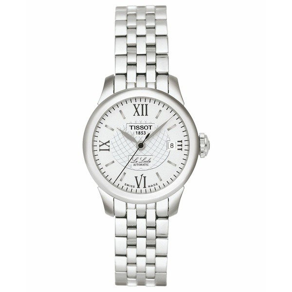 ティソット レディース 腕時計 アクセサリー Watch, Women's Swiss Automatic Le Locle Stainless Steel Bracelet 42mm T41118333 No Col