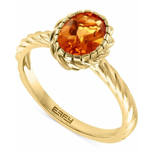 エフィー コレクション レディース リング アクセサリー EFFY® Citrine Oval Ring (1-1/10 ct. t.w.) in 14k Gold Citrine