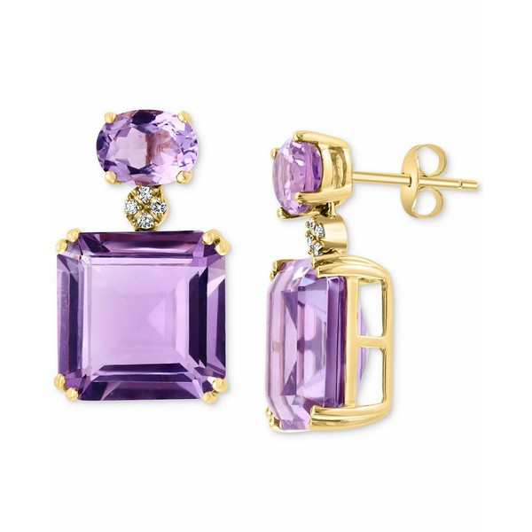 エフィー コレクション レディース ピアス＆イヤリング アクセサリー EFFY® Pink Amethyst (20-1/2 ct. t.w.) & Diamond (1/20 ct. t