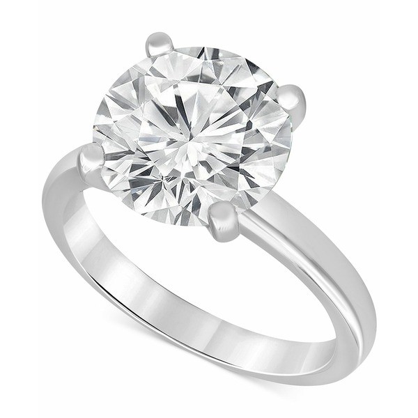 バッジェリーミシュカ レディース リング アクセサリー Certified Lab Grown Diamond Solitaire Engagement Ring (5 ct. t.w.) in 14k Wh