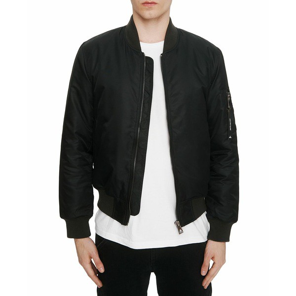 イレブンパリ メンズ ジャケット＆ブルゾン アウター Men's Bomber Jacket Jet Black