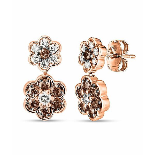 ルヴァン レディース ピアス＆イヤリング アクセサリー Chocolate Diamond® & Vanilla Diamond® (7/8 ct. t.w.) Drop Earrings i