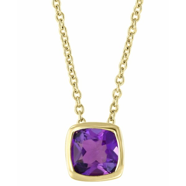 エフィー コレクション レディース ネックレス・チョーカー・ペンダントトップ アクセサリー EFFY® Amethyst Solitaire 16" Pendant