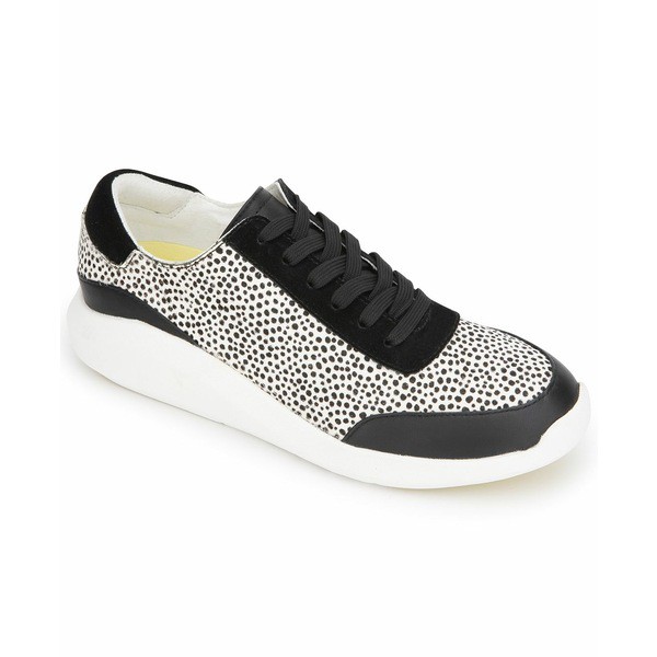 ケネスコール レディース スニーカー シューズ Women's Mello Lace-Up Sneakers White/Black Camo