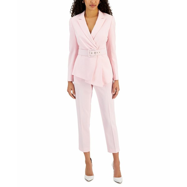 タハリエーエスエル レディース カジュアルパンツ ボトムス Belted Pantsuit Pink Blossom