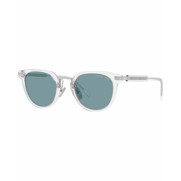 プラダ メンズ サングラス・アイウェア アクセサリー Men's Polarized Sunglasses, 49 Crystal