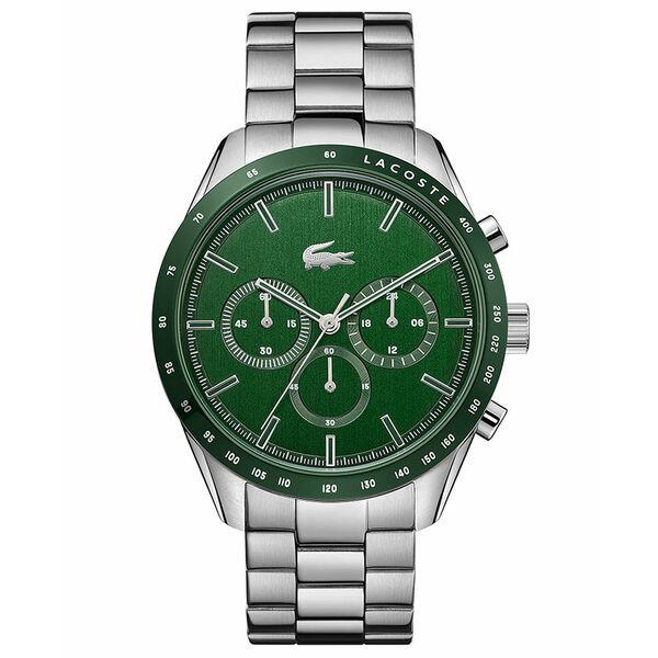 ラコステ メンズ 腕時計 アクセサリー Men's Boston Stainless Steel Bracelet Watch 42mm Stainless Steel