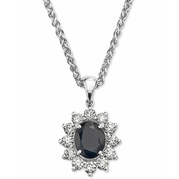 エフィー コレクション レディース ネックレス・チョーカー・ペンダントトップ アクセサリー EFFY® Sapphire (2-7/8 ct. t.w.) & Dia