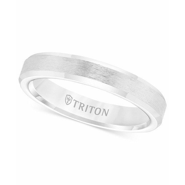 トライトン メンズ リング アクセサリー Men's White Tungsten Carbide Ring, Wedding Band (3mm) Tungsten