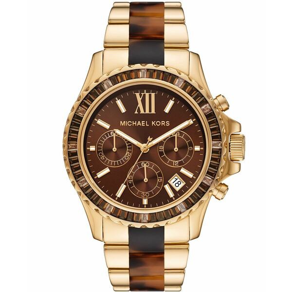 マイケルコース レディース 腕時計 アクセサリー Women's Everest Chronograph Two-Tone Stainless Steel Bracelet Watch 42mm Two Tone