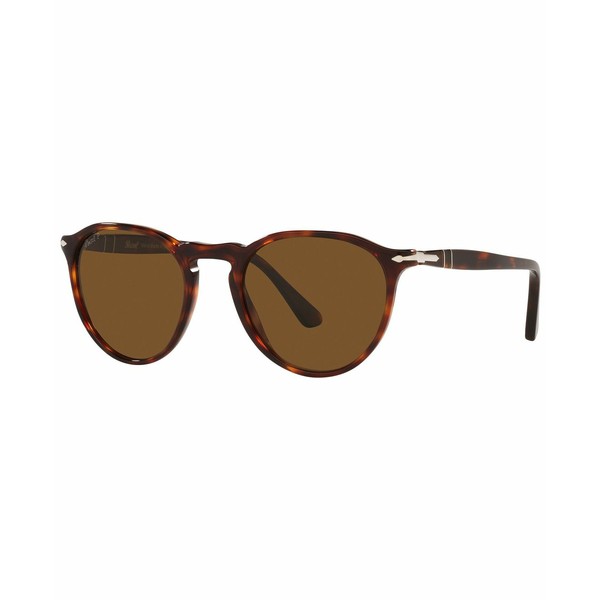 ペルソル レディース サングラス＆アイウェア アクセサリー Unisex Polarized Sunglasses, PO3286S 51 Havana