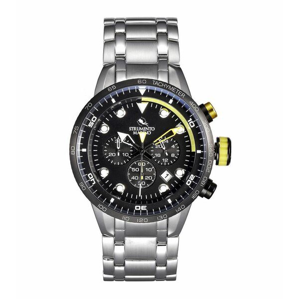 ストルメント マリーノ メンズ 腕時計 アクセサリー Men's Warrior Performance Timepiece Stainless Steel Chronograph Watch 44mm Silv