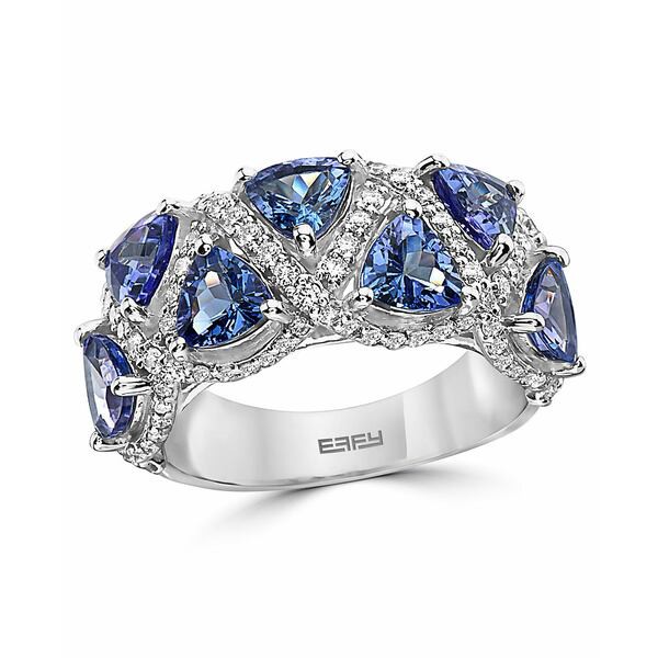 エフィー コレクション レディース リング アクセサリー EFFY® Tanzanite (3-1/5 ct. t.w.) & Diamond (5/8 ct. t.w.) Statement Rin